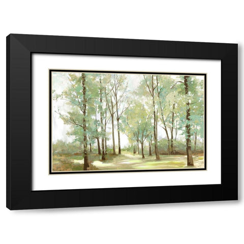 Peaceful Sunshine Black Modern Wood Framed Art Print with Double Matting by Pearce, Allison