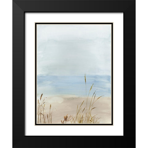 Soft Beach Grass I  Black Modern Wood Framed Art Print with Double Matting by Pearce, Allison