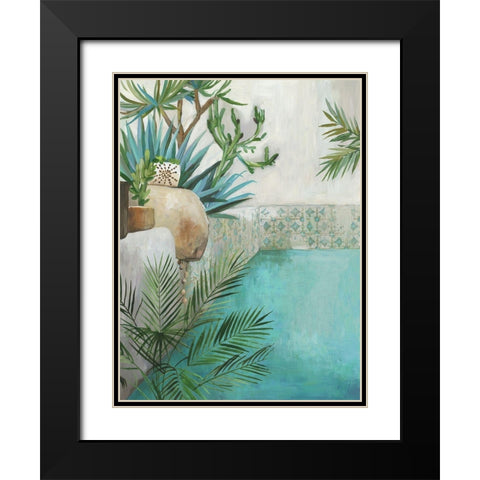 Desert Retreat I  Black Modern Wood Framed Art Print with Double Matting by Pearce, Allison