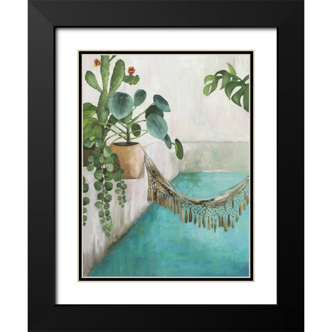 Desert Retreat II  Black Modern Wood Framed Art Print with Double Matting by Pearce, Allison