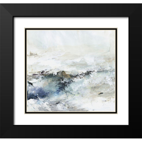 Rush of Nature II Black Modern Wood Framed Art Print with Double Matting by Pearce, Allison