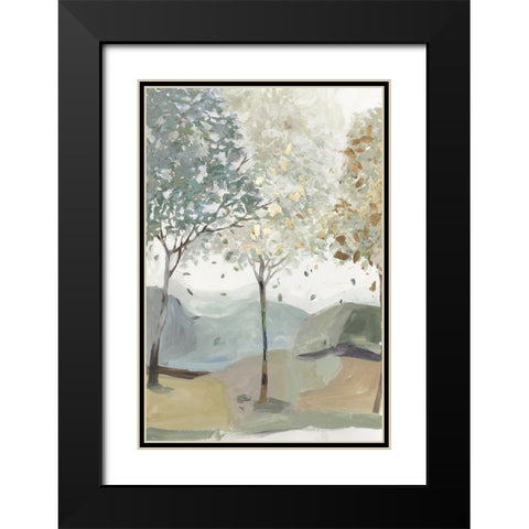 Breezy Landscape III Black Modern Wood Framed Art Print with Double Matting by Pearce, Allison