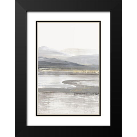 Grey Mountain I  Black Modern Wood Framed Art Print with Double Matting by Pearce, Allison