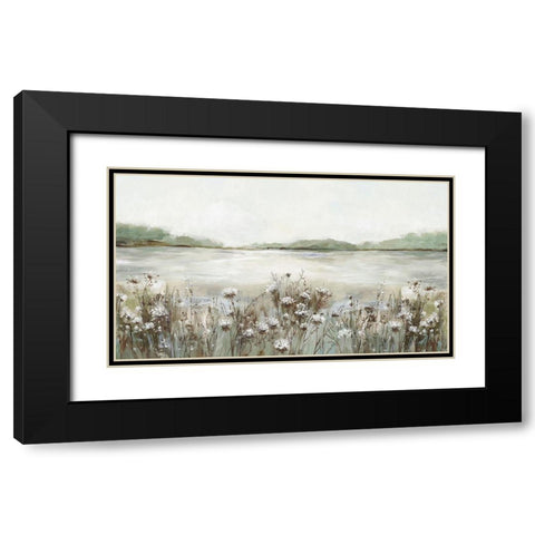 Secret Lake I  Black Modern Wood Framed Art Print with Double Matting by Pearce, Allison