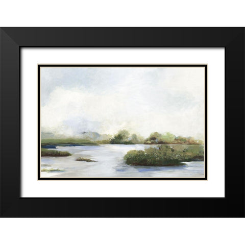 Wetlands  Black Modern Wood Framed Art Print with Double Matting by Pearce, Allison