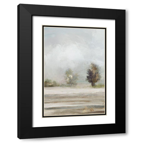 Soft Graze II Black Modern Wood Framed Art Print with Double Matting by Pearce, Allison
