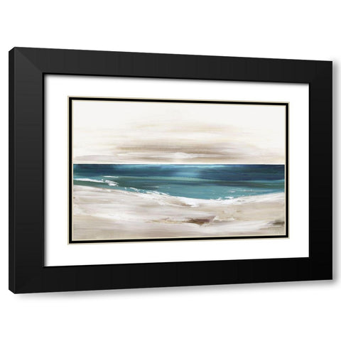 Rush of Sea  Black Modern Wood Framed Art Print with Double Matting by Pearce, Allison