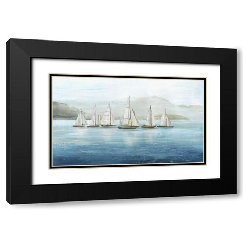 At Sea  Black Modern Wood Framed Art Print with Double Matting by Pearce, Allison