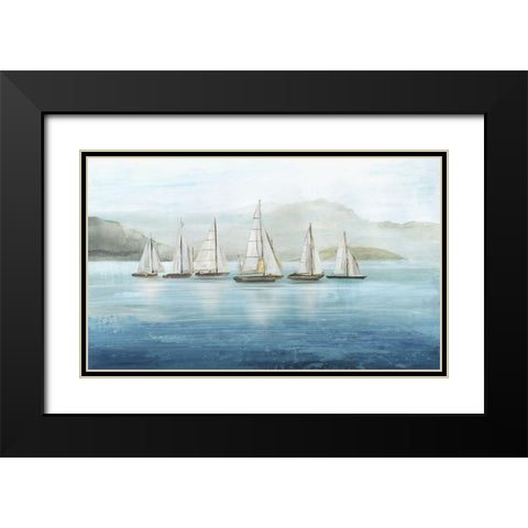 At Sea  Black Modern Wood Framed Art Print with Double Matting by Pearce, Allison