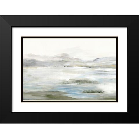 Soft Valley  Black Modern Wood Framed Art Print with Double Matting by Pearce, Allison