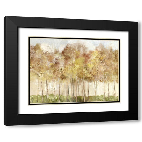 Yellow Forest  Black Modern Wood Framed Art Print with Double Matting by Pearce, Allison
