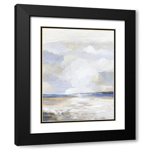 Big Blue Sky Black Modern Wood Framed Art Print with Double Matting by Pearce, Allison