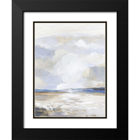 Big Blue Sky Black Modern Wood Framed Art Print with Double Matting by Pearce, Allison