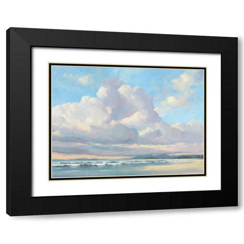 Pacific Coast Black Modern Wood Framed Art Print with Double Matting by Molenaar, Pieter