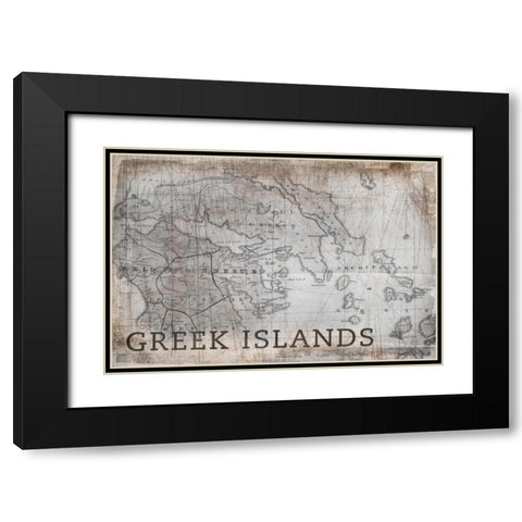 Napa Valley Black Modern Wood Framed Art Print with Double Matting by PI Galerie