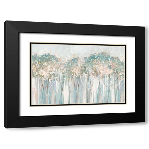 Dewy I  Black Modern Wood Framed Art Print with Double Matting by Collabera, Pamela