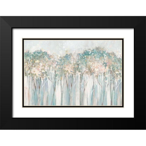 Dewy I  Black Modern Wood Framed Art Print with Double Matting by Collabera, Pamela