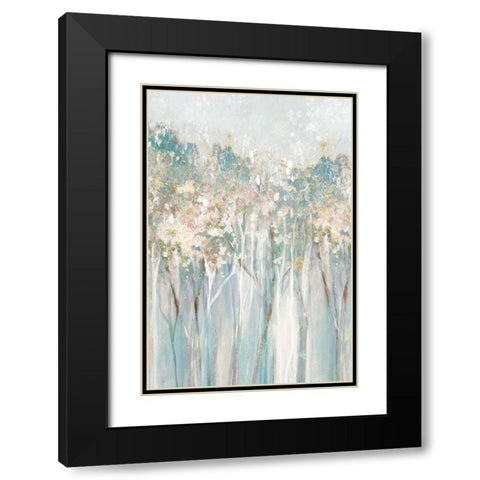 Dewy II  Black Modern Wood Framed Art Print with Double Matting by Collabera, Pamela