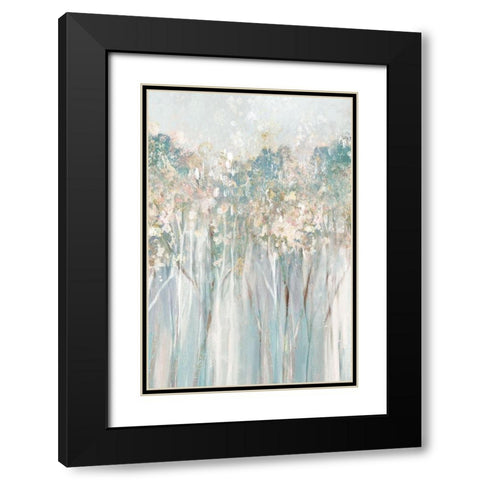 Dewy III  Black Modern Wood Framed Art Print with Double Matting by Collabera, Pamela