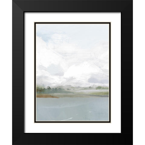 All Shore  Black Modern Wood Framed Art Print with Double Matting by PI Studio