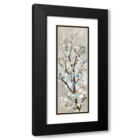 Blossom I Black Modern Wood Framed Art Print with Double Matting by PI Studio