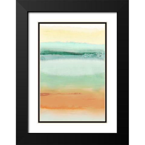 Drawn Out Black Modern Wood Framed Art Print with Double Matting by PI Studio