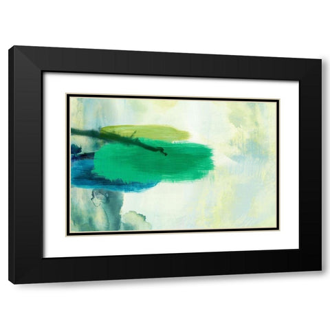 Resistant Black Modern Wood Framed Art Print with Double Matting by PI Studio