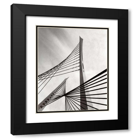 Conv Black Modern Wood Framed Art Print with Double Matting by Cotter, Rick