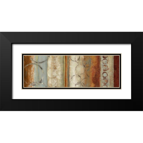 Juncture I Black Modern Wood Framed Art Print with Double Matting by Reeves, Tom