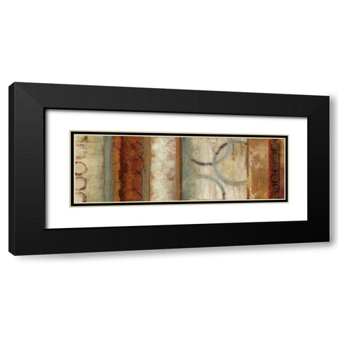 Juncture II Black Modern Wood Framed Art Print with Double Matting by Reeves, Tom