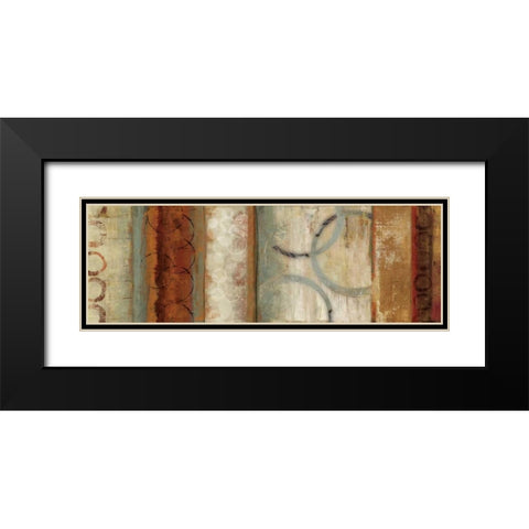 Juncture II Black Modern Wood Framed Art Print with Double Matting by Reeves, Tom