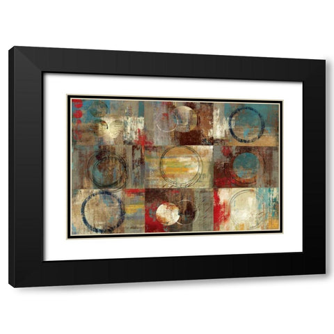 All Around Play Black Modern Wood Framed Art Print with Double Matting by Reeves, Tom