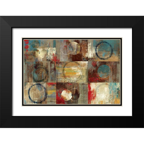 All Around Play Black Modern Wood Framed Art Print with Double Matting by Reeves, Tom