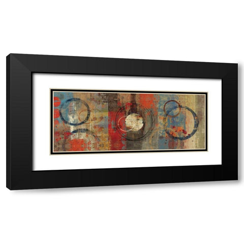 Splattered I - Mini Black Modern Wood Framed Art Print with Double Matting by Reeves, Tom