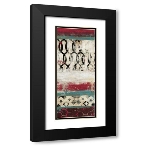 Nouveau I Black Modern Wood Framed Art Print with Double Matting by Reeves, Tom
