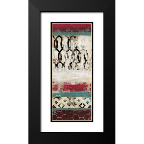 Nouveau I Black Modern Wood Framed Art Print with Double Matting by Reeves, Tom