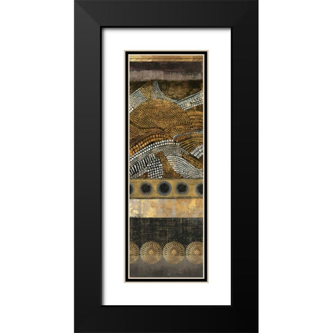 Art Nouveau I Black Modern Wood Framed Art Print with Double Matting by Reeves, Tom