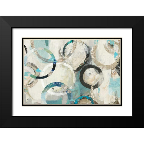 Rio III Black Modern Wood Framed Art Print with Double Matting by Reeves, Tom