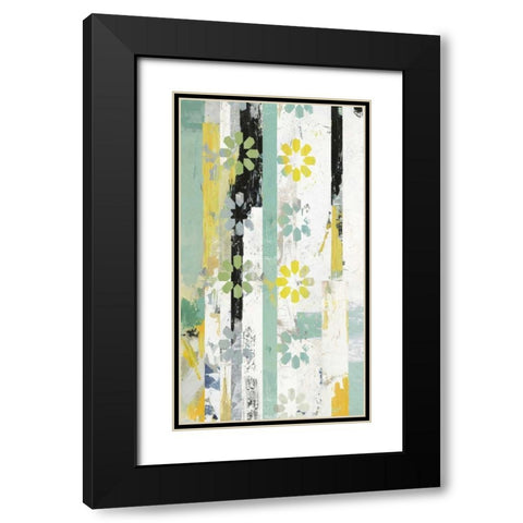 Star II Black Modern Wood Framed Art Print with Double Matting by Reeves, Tom