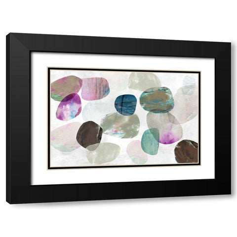 Marble I Black Modern Wood Framed Art Print with Double Matting by Reeves, Tom