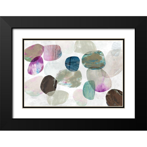 Marble I Black Modern Wood Framed Art Print with Double Matting by Reeves, Tom