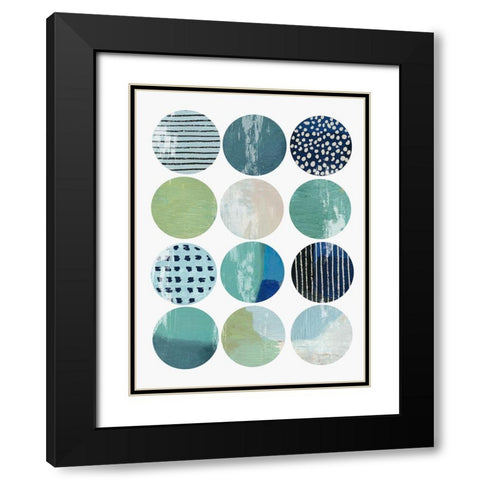 Octave I Black Modern Wood Framed Art Print with Double Matting by Reeves, Tom