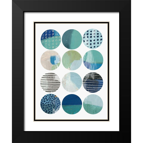 Octave II Black Modern Wood Framed Art Print with Double Matting by Reeves, Tom