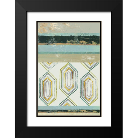 Solitude III Black Modern Wood Framed Art Print with Double Matting by Reeves, Tom