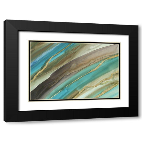 Lining Out Black Modern Wood Framed Art Print with Double Matting by Reeves, Tom