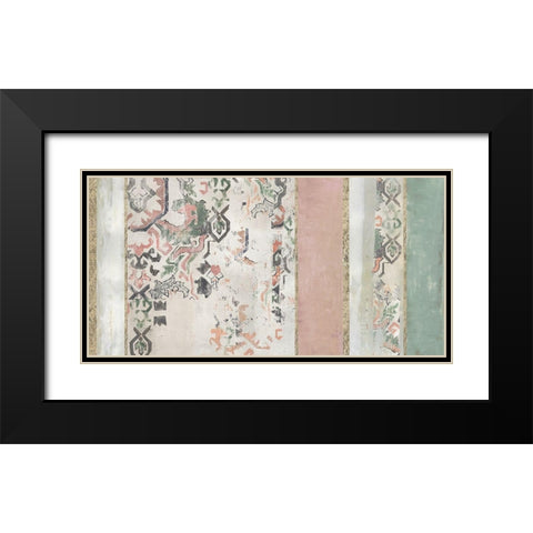 Golden Rug II  Black Modern Wood Framed Art Print with Double Matting by Reeves, Tom