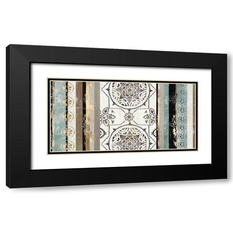 Modernized II  Black Modern Wood Framed Art Print with Double Matting by Reeves, Tom