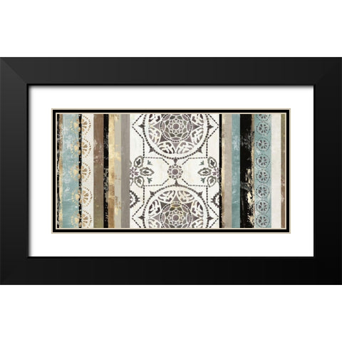 Modernized II  Black Modern Wood Framed Art Print with Double Matting by Reeves, Tom