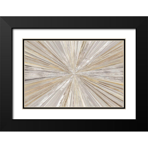 Shimmering Light I Black Modern Wood Framed Art Print with Double Matting by Reeves, Tom