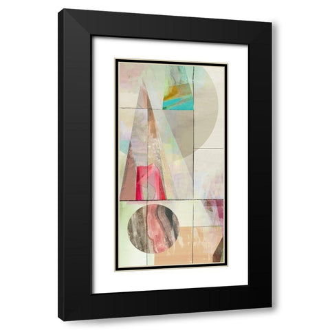 Millennium I Black Modern Wood Framed Art Print with Double Matting by Reeves, Tom